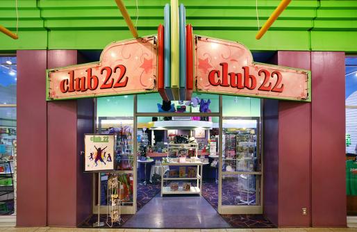 Club 22 storefront