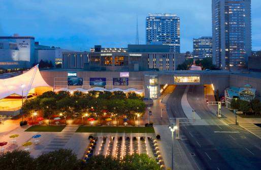 Night View of Crown Center Square