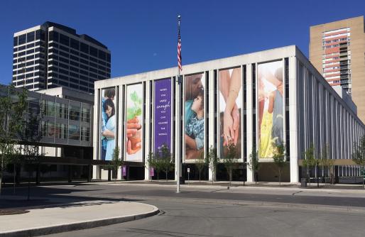 Spring Shot of Hallmark Visitors Center