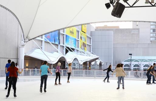 Skaters at Crown Center Ice Terrace