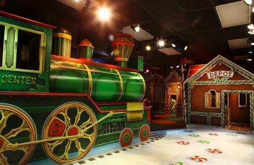 Inside Santa's Gingerbread Station