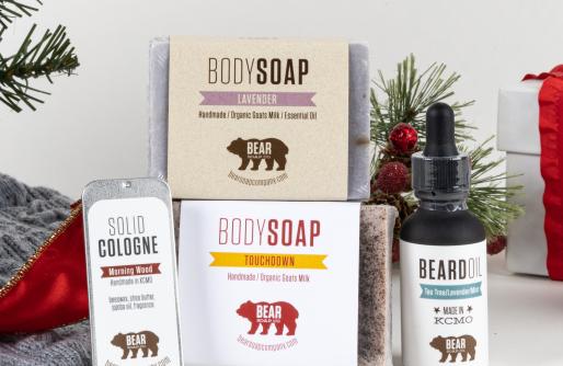 Selection of Bear Soap Company Products