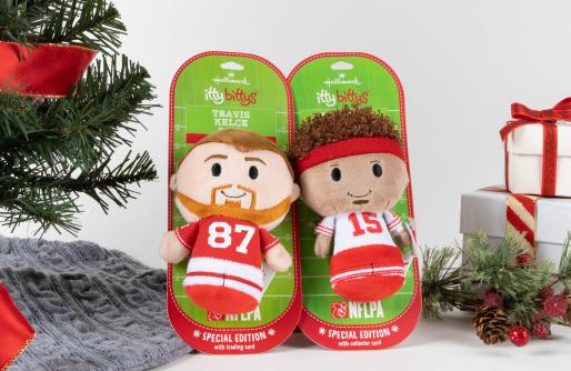 itty bittys Kelce and Mahomes