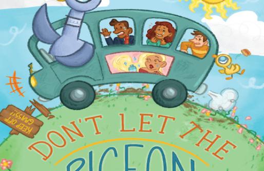 Show Poster: Bus with pigeon driving children