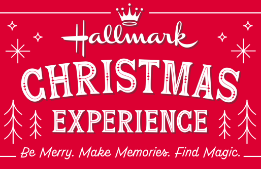 Hallmark Christmas Experence Logo White Type on Red