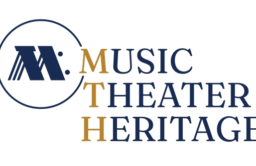 Music Theater Heritage Logo in Blue and Gold