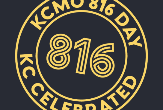 Black background with gold 816 Day information in circle format
