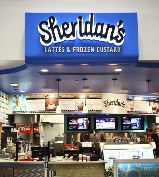 Sheridan's storefront