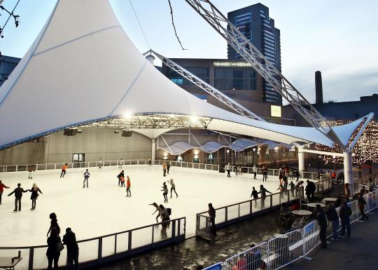Ice Terrace without the Mayor's Christmas Tree