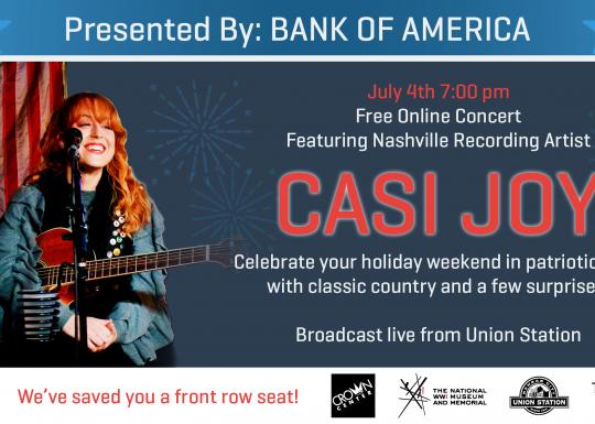 Casi Joy Concert Ad