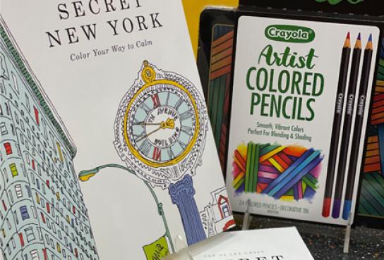 Coloring Books and Colored Pencils