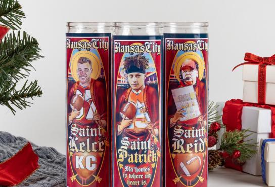 Prayer Candles, Kelce, Patrick and Reid