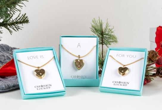 3 Lockets in Inidividual Boxes