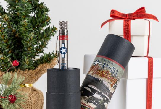 Pen in custom black tube packaging