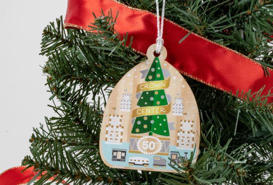 2022 Mayor's Christmas Tree Ornament on Tree