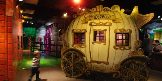 Cinderella's Coach in Fairy Tale Village Exhibit