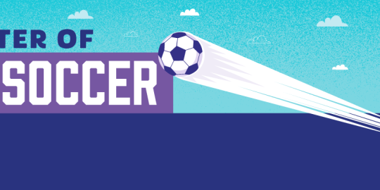 man kicking soccer ball 